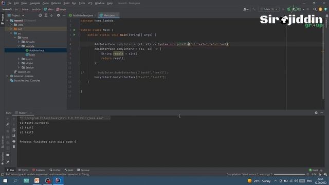 22-dars #java dasturlash tilida lambda expression | Method references | Functional Interface API смотреть онлайн