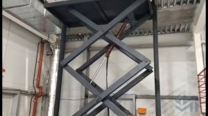 Многоножничный подъемный стол