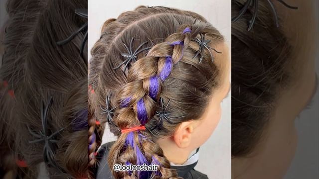 ?️??Halloween Braids Hairstyle Kanekalon Hair Feed In Hair??#shortsfeed #reels #reel смотреть онлайн