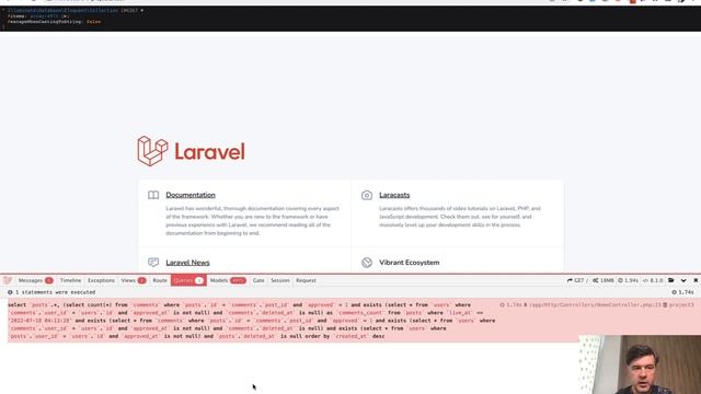 Catch Slower Eloquent Queries with DB::listen смотреть онлайн