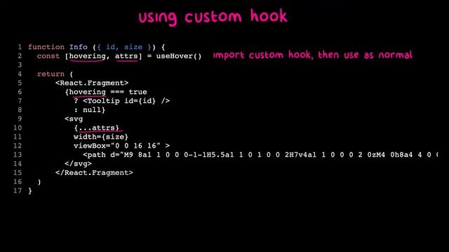 REACT HOOKS - sharing non-visual logic with custom hooks смотреть онлайн