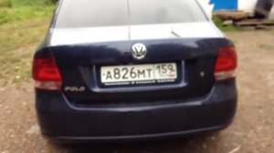 VW Polo Sedan открытие багажника с кнопки