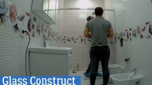 Монтаж душевой Венеция прозрачные стекла 8мм GCM