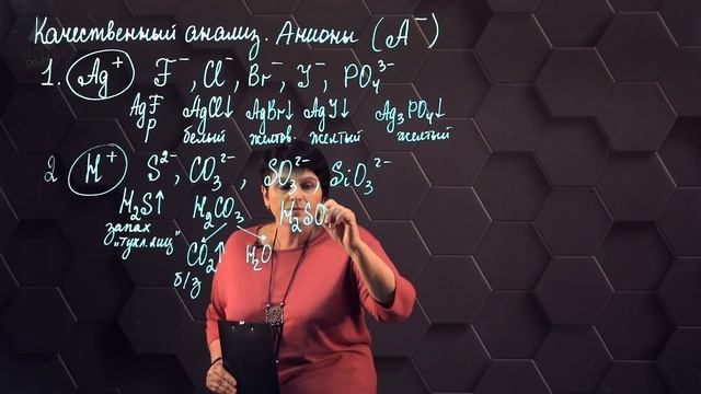 Качественные реакции на анионы. 9 класс. смотреть онлайн