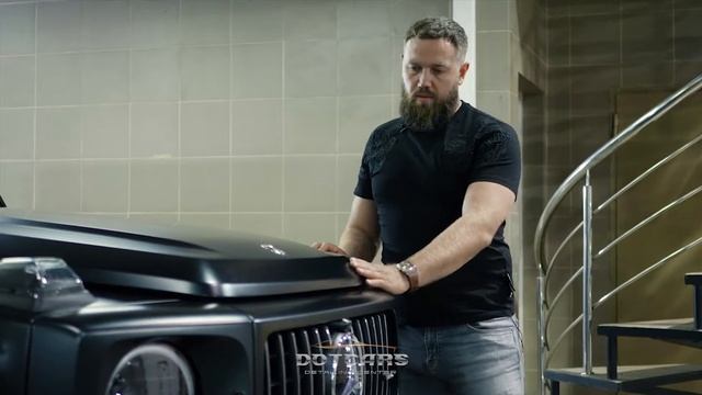 Оклейка Mercedes-Benz G-класса матовой пленкой Dotcars смотреть онлайн