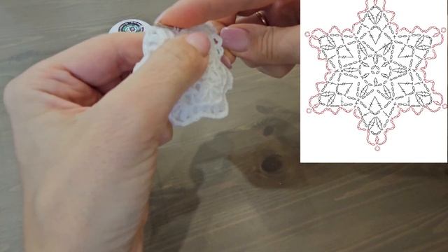 МК по вязанию крючком объёмной снежинки. изготовление гирлянды. смотреть онлайн