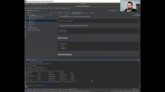 Using Docker to put a Shiny (R) dashboard into production (spanish) смотреть онлайн