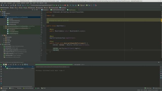 Android Mockito Tutorial - InOrder() смотреть онлайн