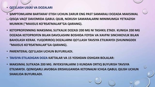 Ketonal (Кетонал) Ineksiya Uchun Eritma Haqida