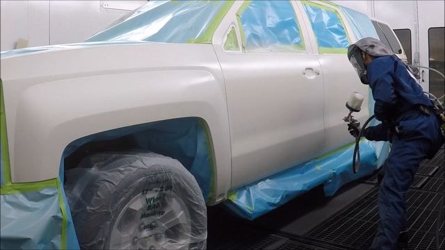 PPG PAINT HOW TO BLEND WHITE PEARL- SPRAY PAINTING смотреть онлайн