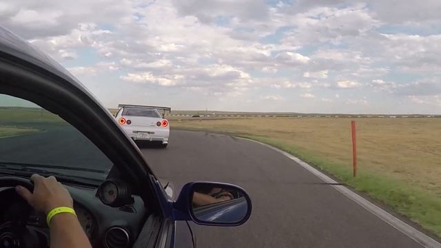 Silvia S15 vs V-Spec GTR R34 (Initial D Style) смотреть онлайн