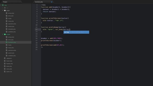 PHP 101 - Functions смотреть онлайн
