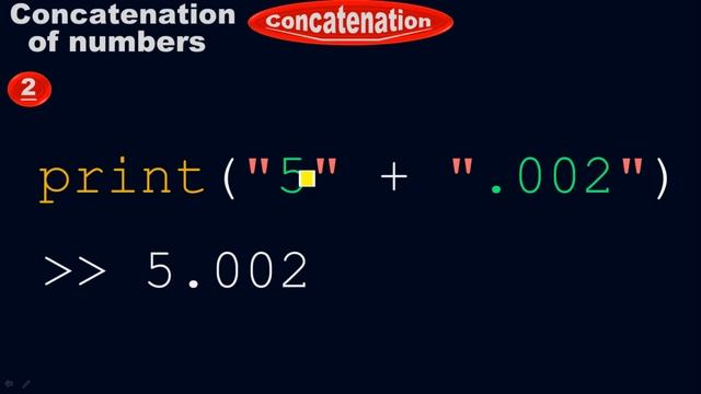 How to concatenate numbers in Python - Concatenation of numbers - Python by #Moein смотреть онлайн