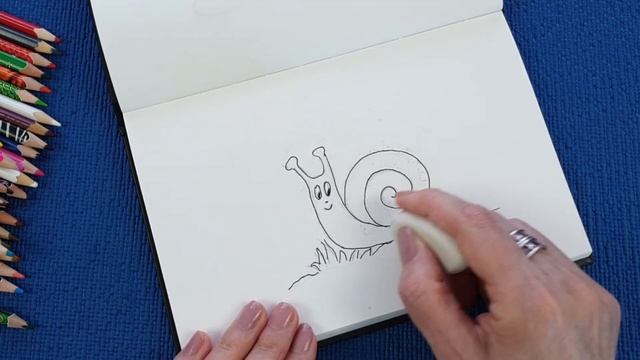 Как нарисовать МИЛУЮ УЛИТКУ ПРОСТО.ПРОСТЫЕ РИСУНКИ. РИСУНКИ В ШКОЛУ. КАК НАРИСОВАТЬ #простыерисунк смотреть онлайн