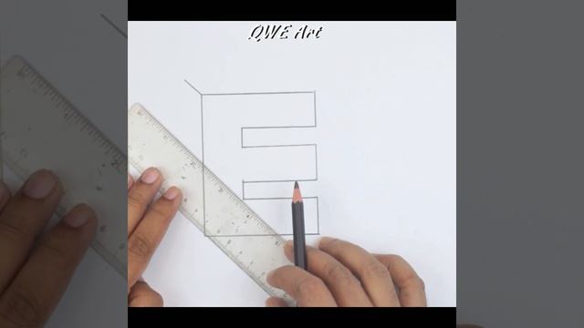3D Letter Drawing - E смотреть онлайн