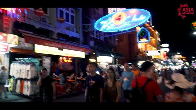 Каосан Роад. Самая популярная улица для туристов в Бангкоке. смотреть онлайн