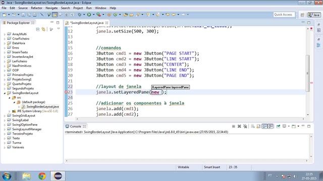 075 Java nivel basico BorderLayout e outros layout managers смотреть онлайн