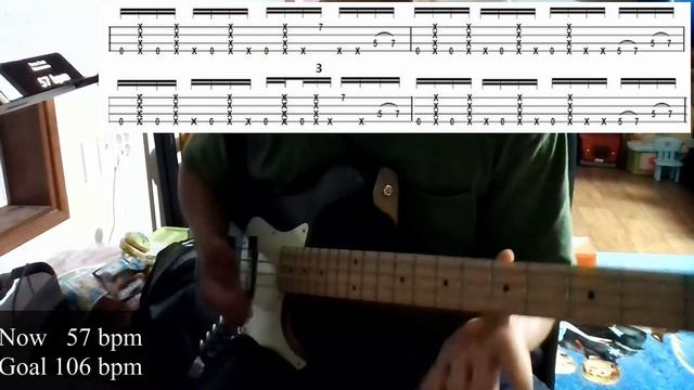 beginner's slap bass Love games main riff by level 42 with tab смотреть онлайн