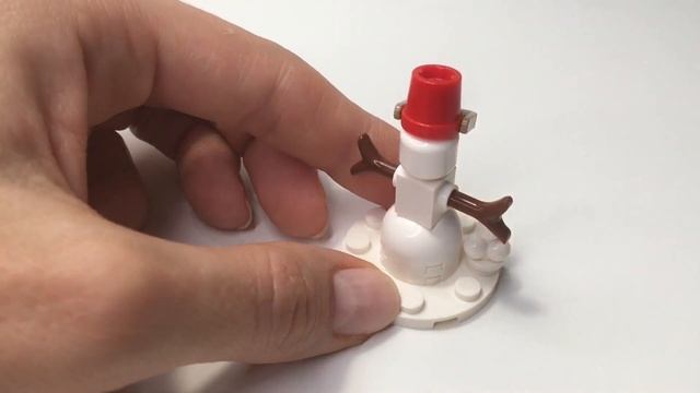 Как сделать Лего Снеговика. Tutorial смотреть онлайн