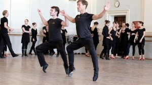 Фрагменты репетиции Еврейской сюиты, Китайского танца с лентами. ГААНТ имени Игоря Моисеева