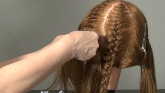 Прическа в школу. Плетение кос. Cute and easy hairstyle for girls смотреть онлайн