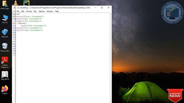 Learn Python for Beginners in Tamil (Part-5) | Branching Statement | Simple if | If Else statement смотреть онлайн