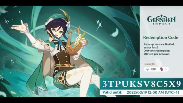 Genshin Impact 2.6 Redemption Codes смотреть онлайн