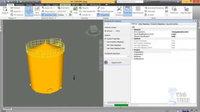 AutoCAD Plant 3D - IFC Export смотреть онлайн
