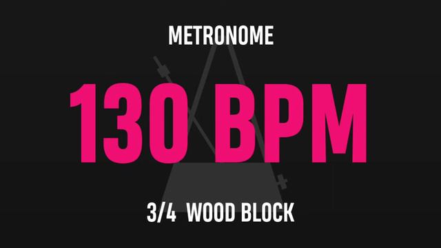 130 BPM 3/4 - Best Metronome (Sound : Wood block) смотреть онлайн