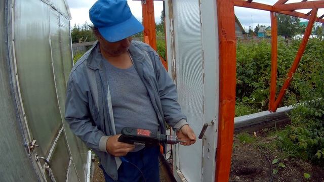 теплица - каркас готов дача под Архангельском смотреть онлайн