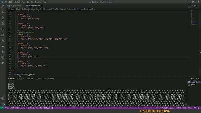 Pun Generator - A Basic Python Project | Unscripted Coding смотреть онлайн