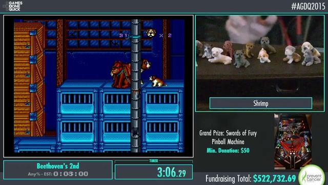 Awesome Games Done Quick 2015 - Part 116 - Beethoven's 2nd by Shrimp смотреть онлайн