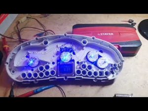 Приора пересвет панели. Восстановление подсветки. Посмотрите как делается пересвет приборки.