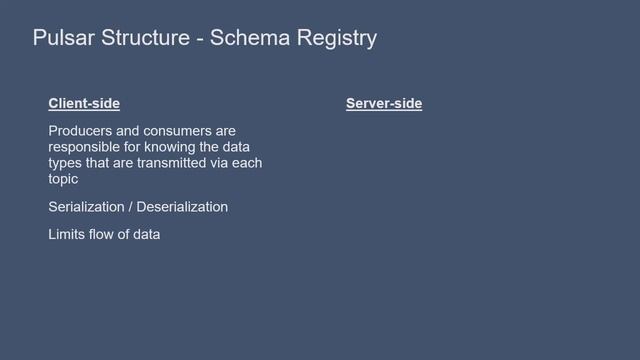 Apache Pulsar Schema Registry смотреть онлайн