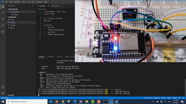 ✅Curso ESP32 parte 10: Micropython con Visual Studio Code (MicroPython) смотреть онлайн