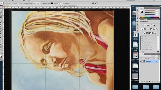 How To - Crop & Rotate your art in Photoshop смотреть онлайн