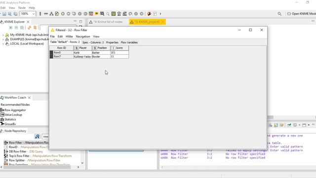 KNIME Row Filter Node Tutorial | ETL with KNIME Row Filter | Row Filter Node смотреть онлайн