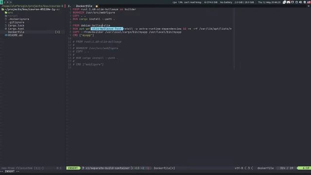 Intro to Rust app inside Docker #2 (БГУ) смотреть онлайн