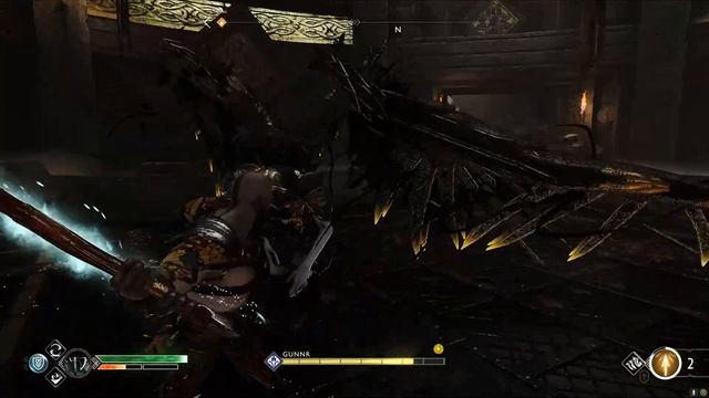 Give Me God of War First Valkyrie fight round 2: How to get your cheeks clapped by an NPC смотреть онлайн