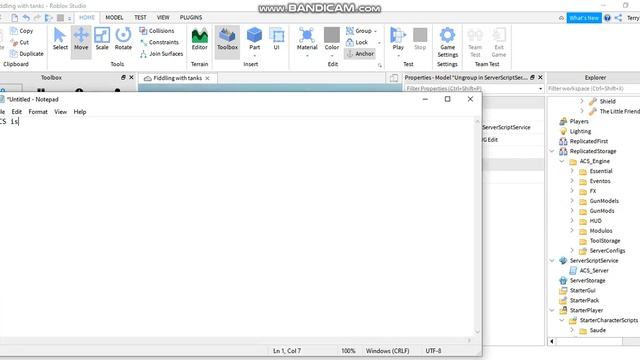 ROBLOX Studio: how to acquire the ACS combat system(gunkit) in your game, part 1: installing ACS смотреть онлайн