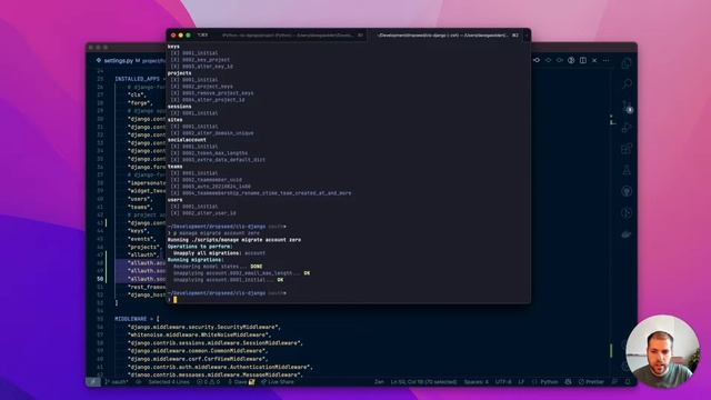 Removing a third party Django app and migrations смотреть онлайн