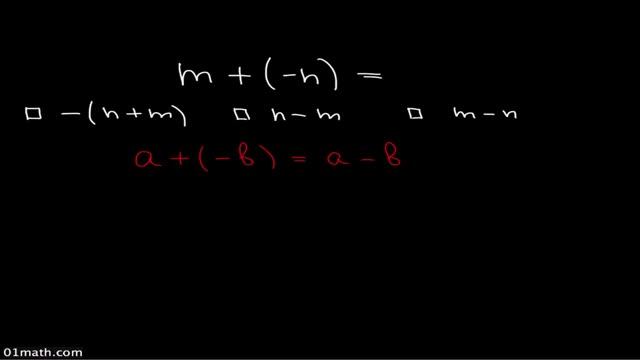 4600 Свойства сложения и вычитания отрицательных чисел A1 2 смотреть онлайн