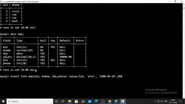 DBMS LECTURE 20 - DML Commands смотреть онлайн