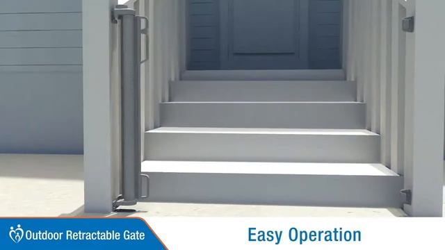 Outdoor Retractable Gate - Perma Child Safety™ смотреть онлайн