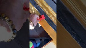 Как покрасить пластиковые окна под натуральное дерево ?! \\ Оказалось легко