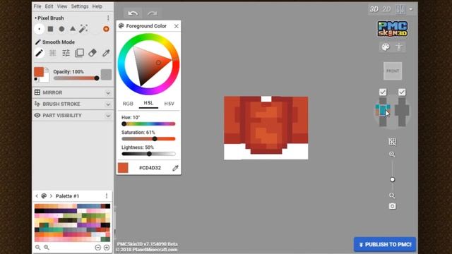How to Make a Christmas Sweater on Your Minecraft Skin - SKIN-MAS #1 смотреть онлайн