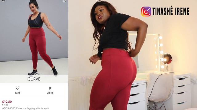 PLUS SIZE ASOS 4505 AFFORDABLE ACTIVEWEAR TRY ON HAUL FOR CURVY GIRLS