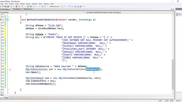 C# Workshop : 11 สร้างตารางข้อมูล ใน SQLite смотреть онлайн