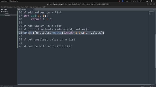 Python Under 5 Minutes: Reduce Function смотреть онлайн