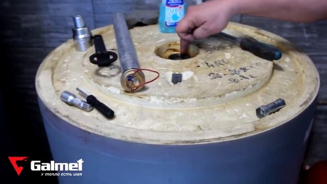 Инструкция по замене ТЭНа в бойлерах Galmet смотреть онлайн
